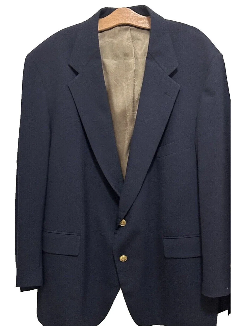 Palm Beach for REPP Men’s VTG 50R Wool Blazer Navy Blazer Sport Coat Chest 50